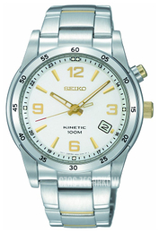 Seiko Biały/Stal Ø40 mm SKA503