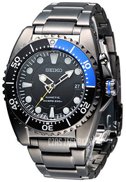 Seiko Kinetic Czarny/Stal Ø42 mm SKA579P1