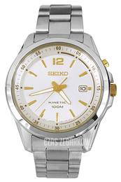 Seiko Biały/Stal Ø44 mm SKA593P1