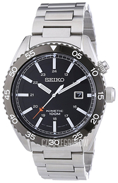 Seiko Kinetic Czarny/Stal Ø44 mm SKA617
