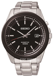 Seiko Kinetic Czarny/Stal Ø42 mm SKA679