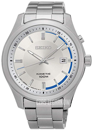 Seiko Kinetic Srebrny/Stal Ø41 mm SKA717P1
