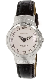Seiko Biały/Skóra Ø18 mm SKP131