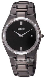 Seiko Dress Czarny/Stal Ø34 mm SKP339
