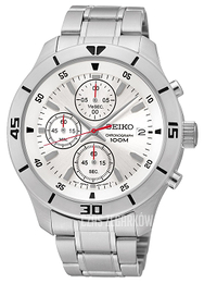 Seiko Srebrny/Stal Ø42 mm SKS397P1