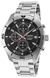 Seiko Czarny/Stal Ø42 mm SKS401P1