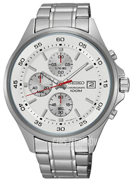 Seiko Chronograph Srebrny/Stal Ø43 mm SKS473P1