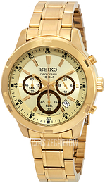 Seiko Neo Sports Szampański/Stal w odcieniu złota Ø43 mm SKS610P1
