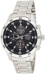 Seiko Czarny/Stal Ø43 mm SKS641P1