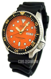 Seiko Divers Pomarańczowy/Guma Ø41 mm SKX011J1