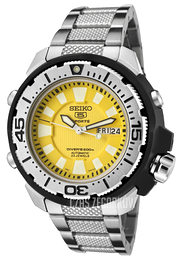 Seiko Żółty/Stal Ø47 mm SKZ251K1