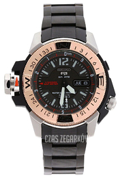 Seiko Sportura Czarny/Stal Ø45 mm SKZ320