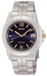 Seiko Niebieski/Stal w odcieniu złota Ø38 mm SLL049