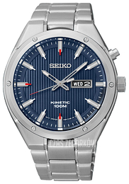 Seiko Kinetic Czarny/Stal Ø43 mm SMY149P1