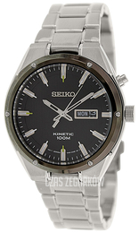 Seiko Kinetic Czarny/Stal Ø37 mm SMY151