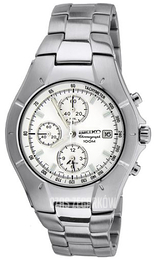 Seiko Biały/Stal SNA381