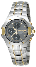 Seiko Coutura Szary/Stal w odcieniu złota Ø39 mm SNA548