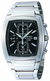 Seiko Czarny/Stal SNA671P1