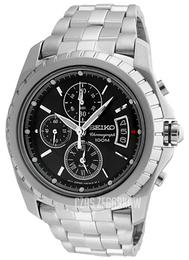 Seiko Czarny/Stal Ø43 mm SNAA51