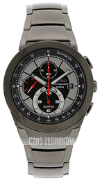 Seiko Czarny/Stal Ø42 mm SNAB35