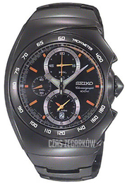 Seiko Czarny/Stal Ø43 mm SNAB45