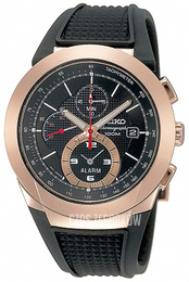 Seiko Czarny/Guma Ø42 mm SNAB50P1