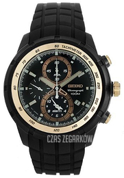 Seiko Chronograph Czarny/Guma Ø45 mm SNAD88