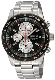 Seiko Czarny/Stal Ø41 mm SNAD89P1