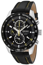 Seiko Czarny/Skóra Ø42 mm SNAD93