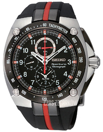 Seiko Czarny/Guma Ø45 mm SNAE07