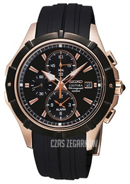 Seiko Coutura Czarny/Guma Ø40 mm SNAF14