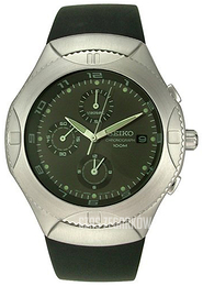 Seiko Chronograph Czarny/Guma Ø42 mm SND077