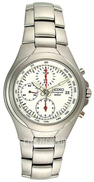 Seiko Biały/Stal Ø40 mm SND175