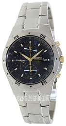Seiko Chronograph Niebieski/Tytan Ø40 mm SND449
