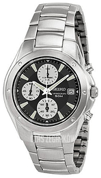Seiko Chronograph Niebieski/Stal Ø39 mm SND553