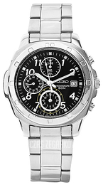 Seiko Czarny/Stal Ø40 mm SNDB39P