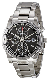 Seiko Chronograph Brązowy/Stal Ø43 mm SNDD05