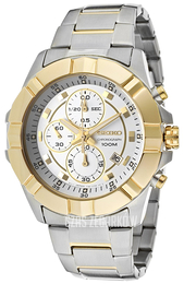 Seiko Biały/Pozlacana Ø44 mm SNDD74P1