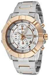 Seiko Srebrny/Pozlacana Ø45 mm SNDD76