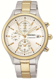 Seiko Biały/Pozlacana Ø36.5 mm SNDX08P1