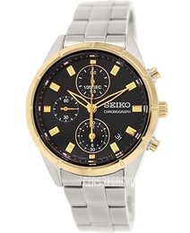 Seiko Chronograph Brązowy/Stal Ø36 mm SNDX46