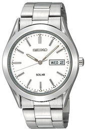 Seiko Dress Biały/Stal Ø37 mm SNE037