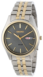 Seiko Dress Szary/Stal w odcieniu złota Ø36 mm SNE042
