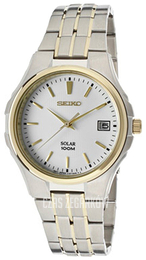 Seiko Biały/Pozlacana Ø38 mm SNE132P1