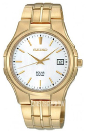 Seiko Biały/Pozlacana Ø38 mm SNE134