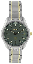 Seiko Dress Szary/Stal w odcieniu złota Ø38 mm SNE143
