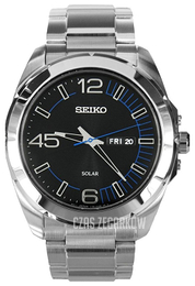 Seiko Dress Czarny/Stal Ø46 mm SNE277P2