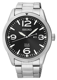 Seiko Czarny/Stal Ø43 mm SNE327