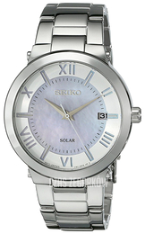 Seiko Biały/Stal Ø38.5 mm SNE885