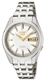 Seiko Biały/Stal Ø38 mm SNKH05